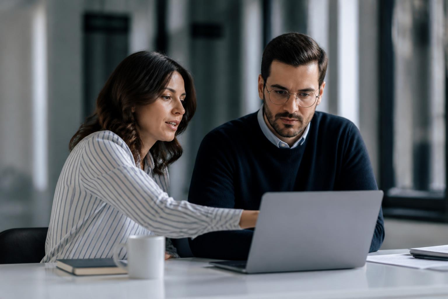 Colaboradores acessando a trilha de onboarding no ambiente da empresa